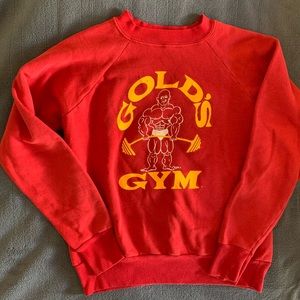 Rare Gold’s Gym Fitness Sweatshirt 80’s - Large